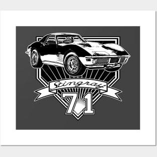 1971 Corvette Stingray Posters and Art